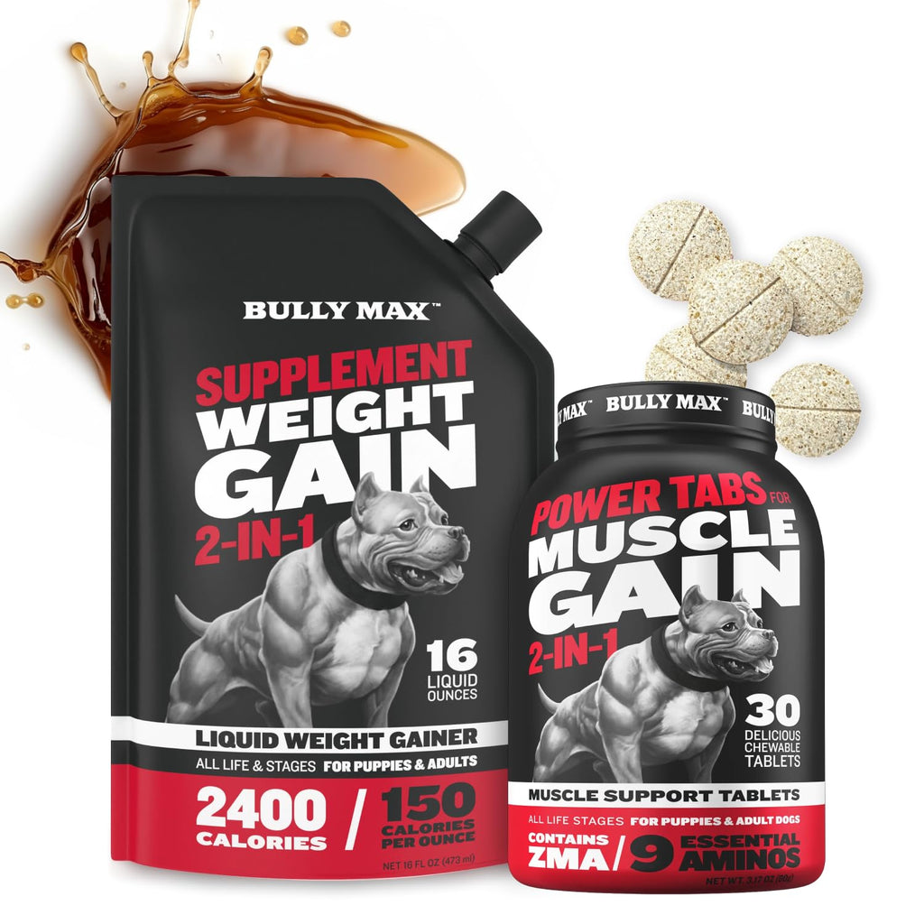 Liquid Weight Gainer 16oz and Muscle Builder Tablets 30ct T596418
