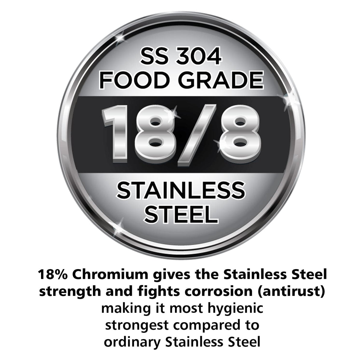 Stainless Steel Pressure Cooker, 3 Liter S2391