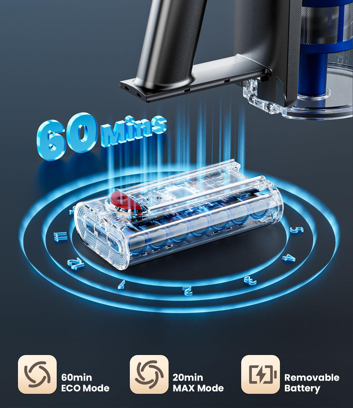 500W 40Kpa Cordless Stick Vacuum Cleaner S431927