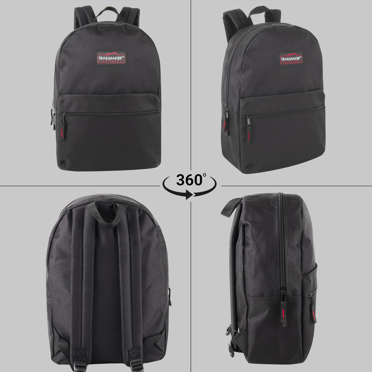17 inch Backpacks with Adjustable Padded Straps X2246