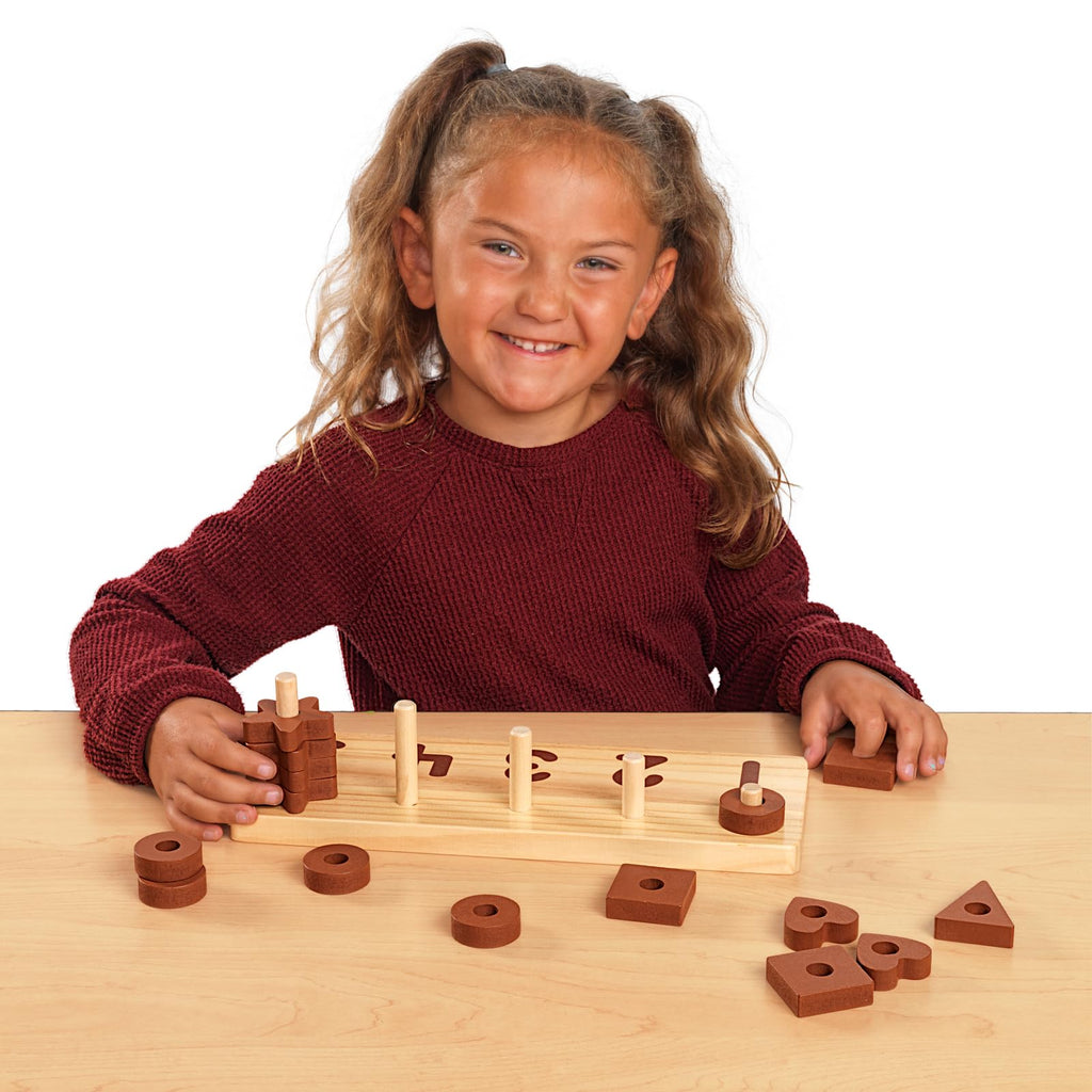 Wooden Shape Number Counter H48672