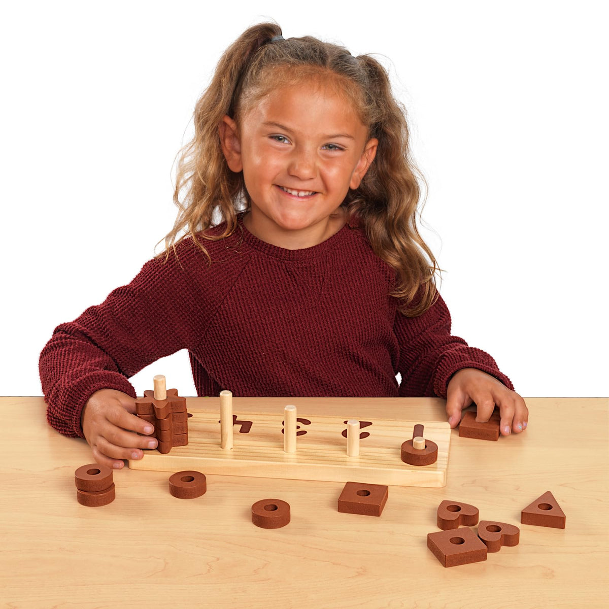 Wooden Shape Number Counter H48672