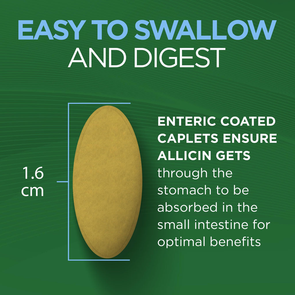Odorless Vegan Garlic Extract Supplement 60 Caplets U8312