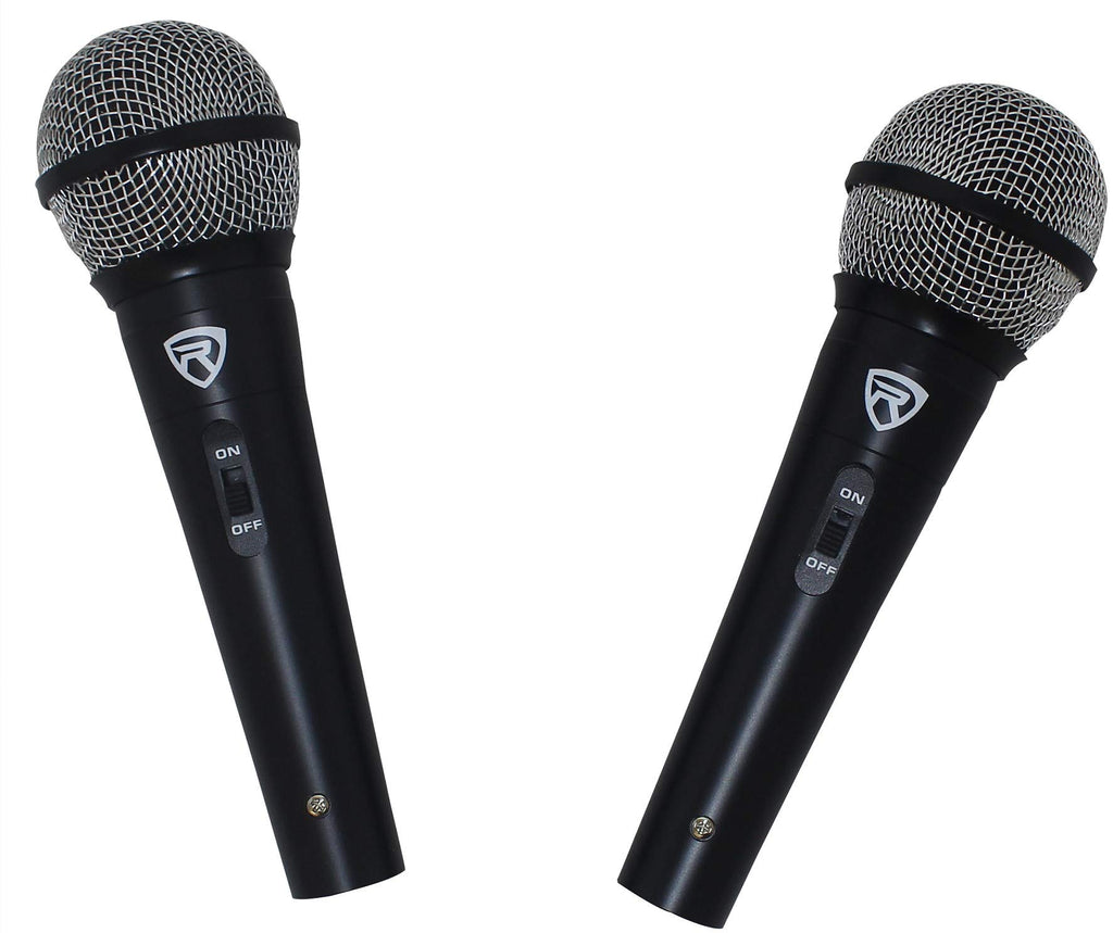 12 Inch Powered PA Speaker System with Mixer and Microphones U5213