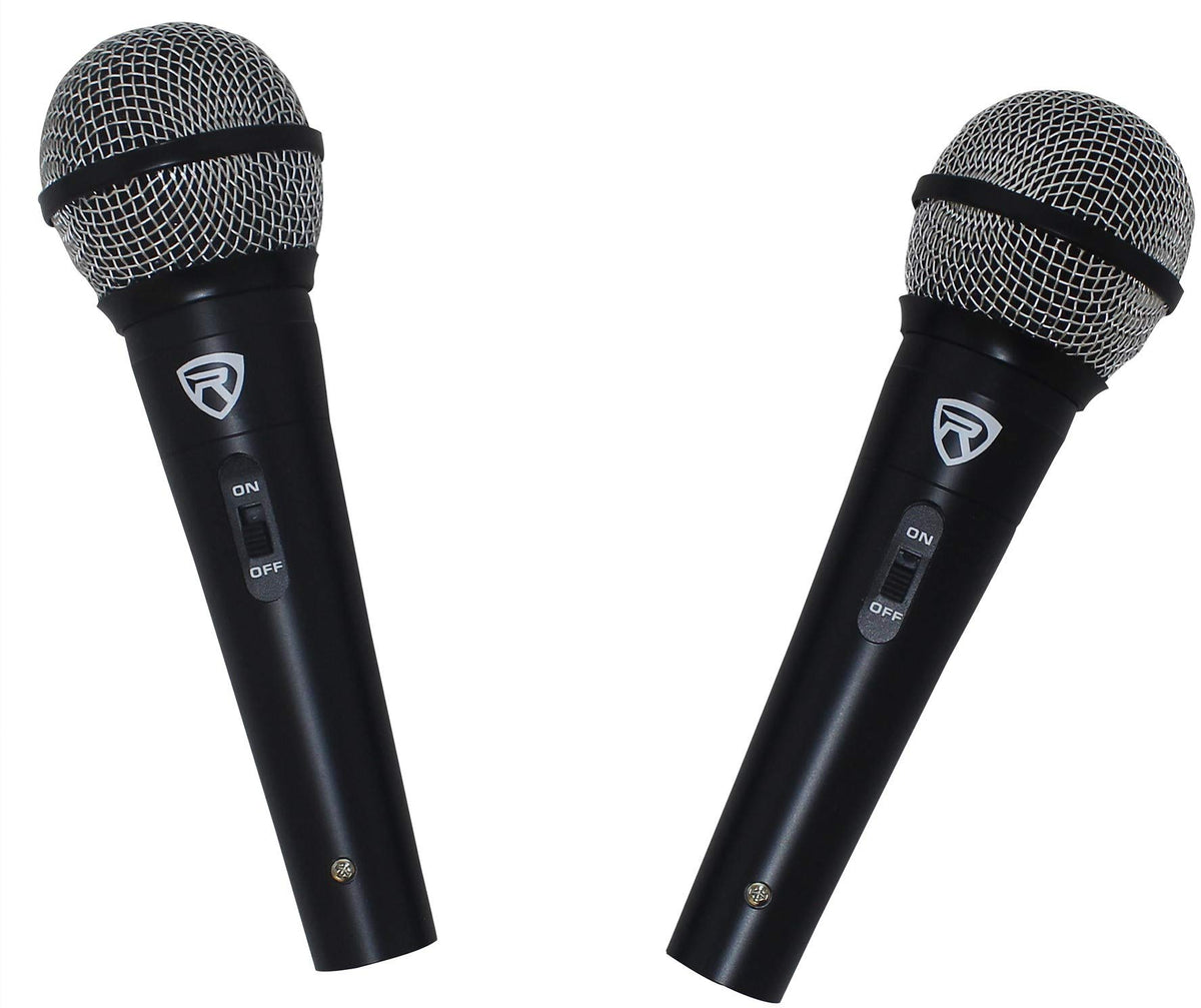 12 Inch Powered PA Speaker System with Mixer and Microphones U5213