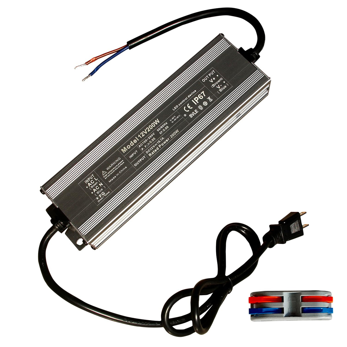 12V 200W IP67 Waterproof LED Transformer G7130