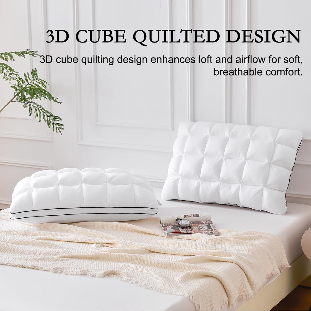 King Size Set of 2 Cotton Pillows V790