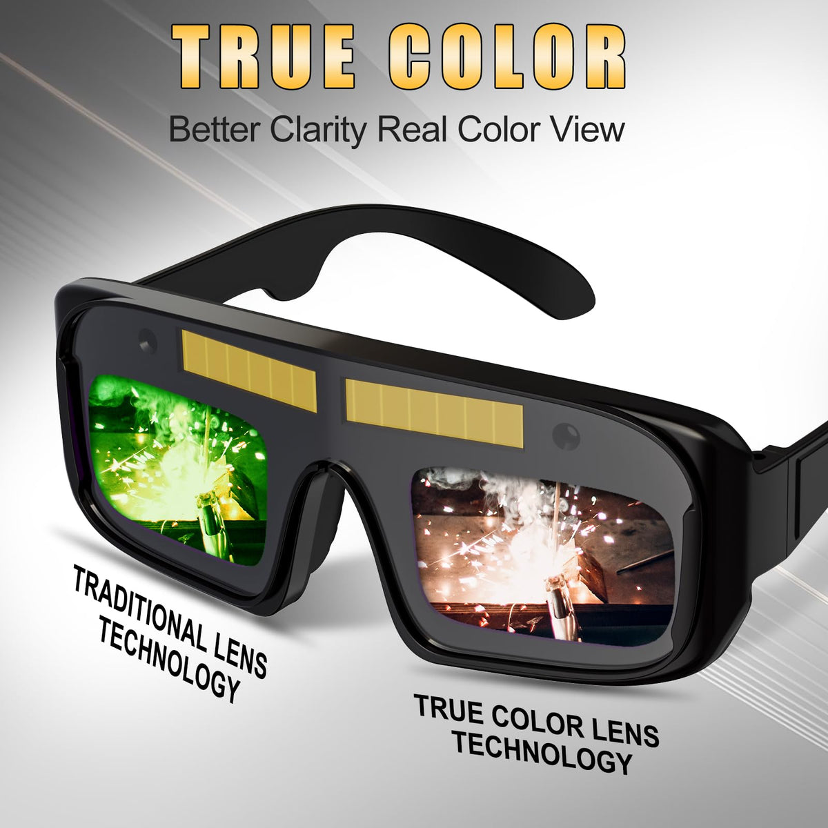 Auto Darkening Welding Safety Glasses C138