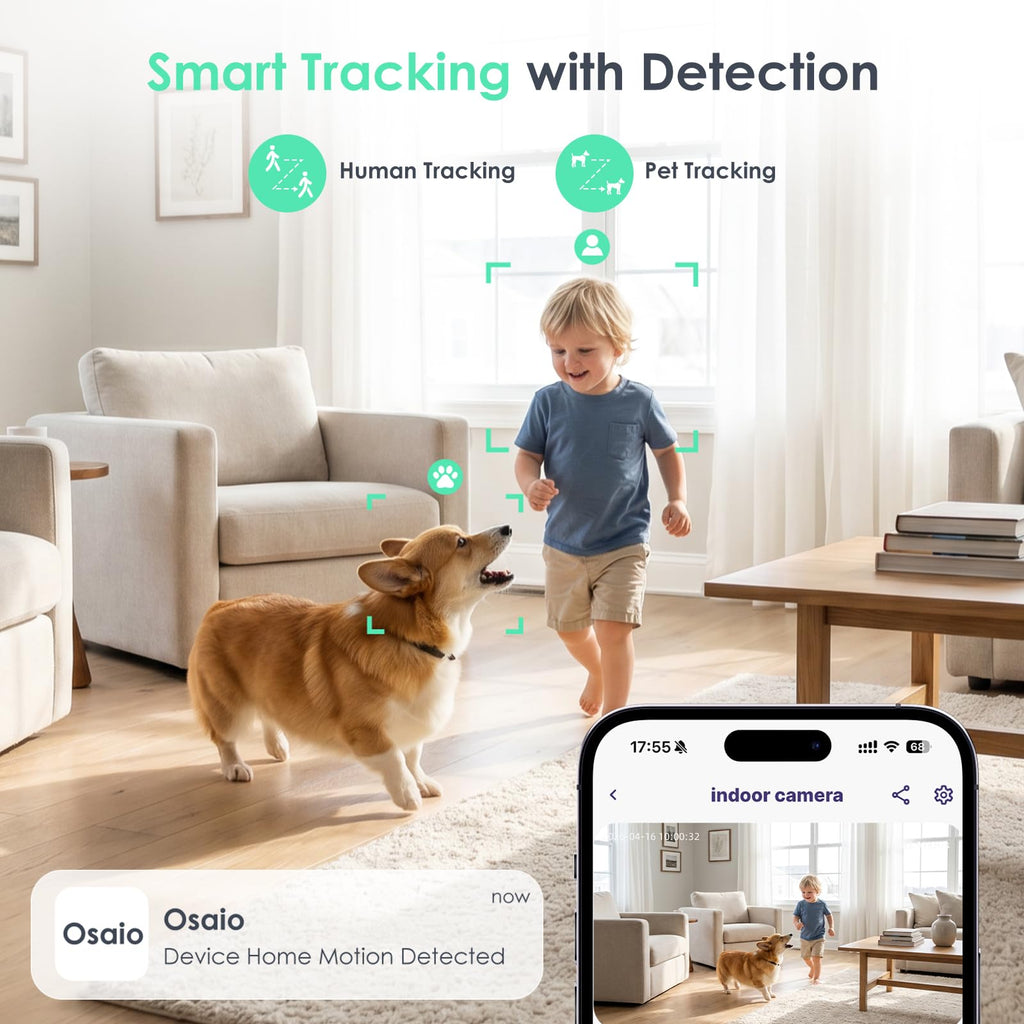 2K Indoor Camera with Motion Tracking H225