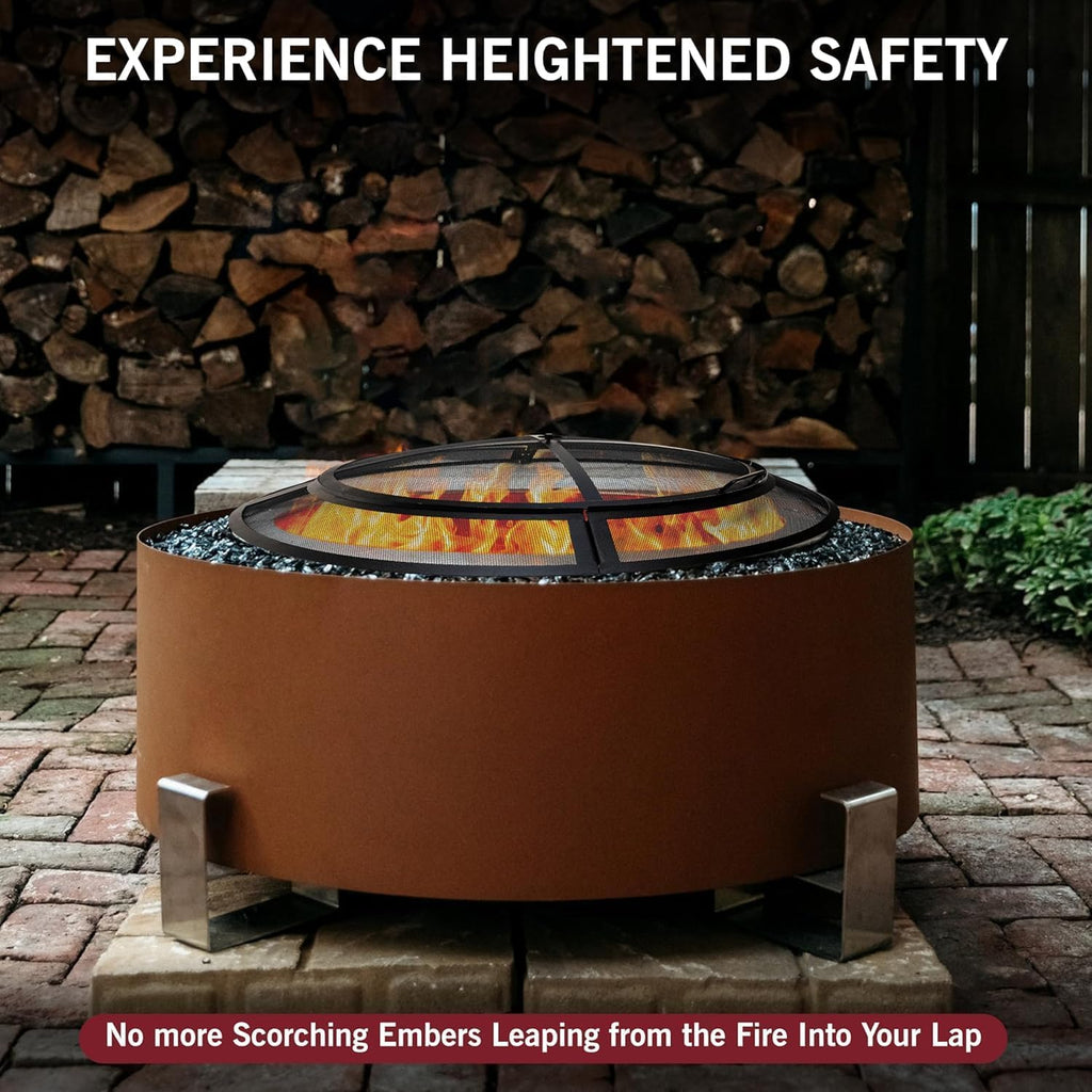 40 Inch Round Heavy Duty Fire Pit Screen A2248