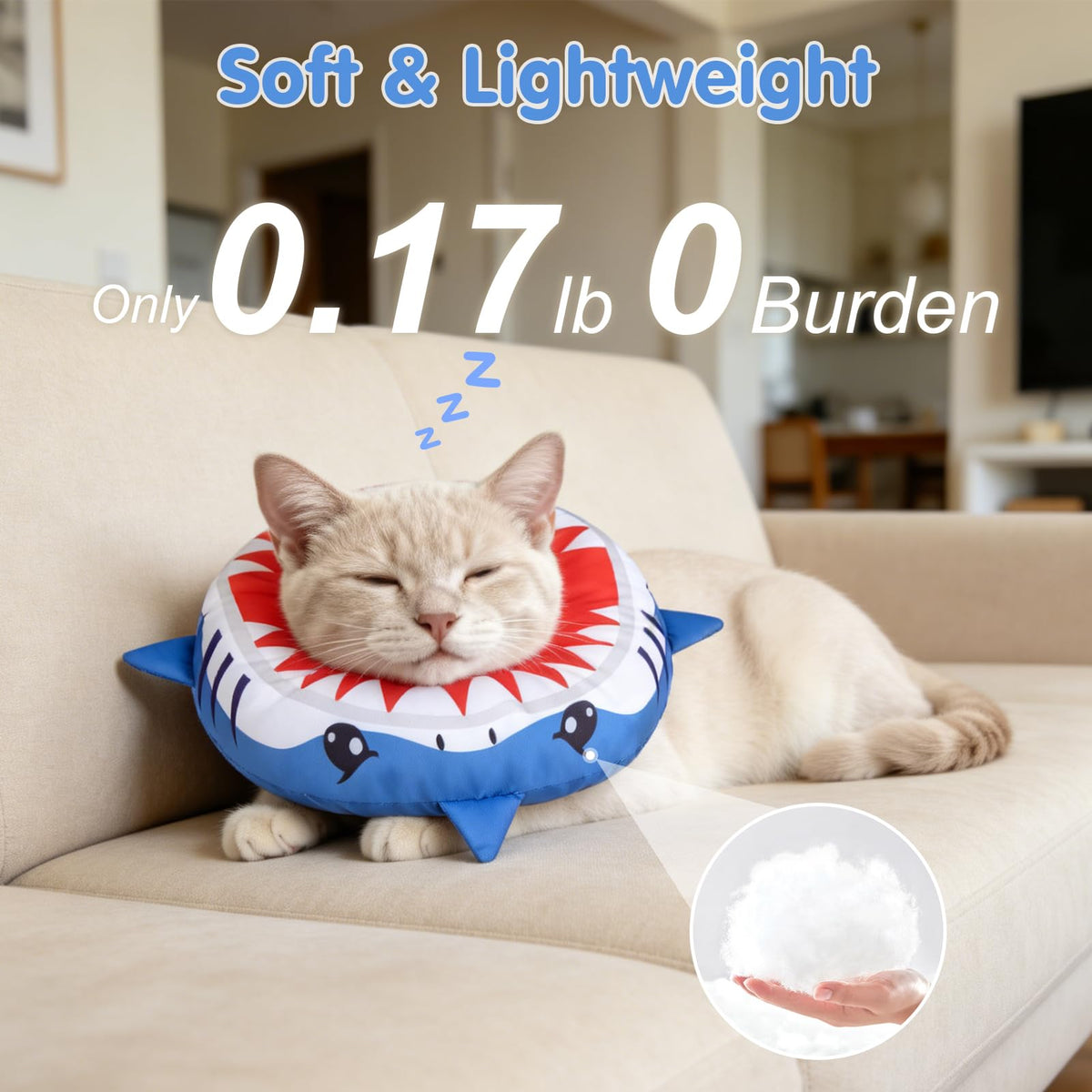 Soft Cat Recovery Cone Collar N82762