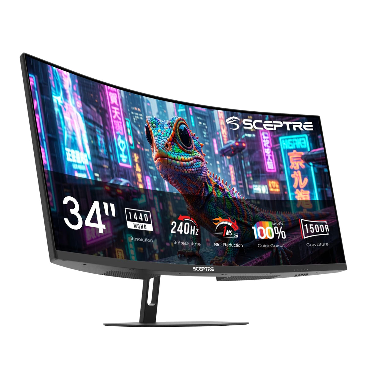 Curved 34-inch Gaming Monitor 3440 x 1440 240Hz P82855