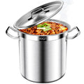 40QT Stainless Steel Stockpot with Lid D478861