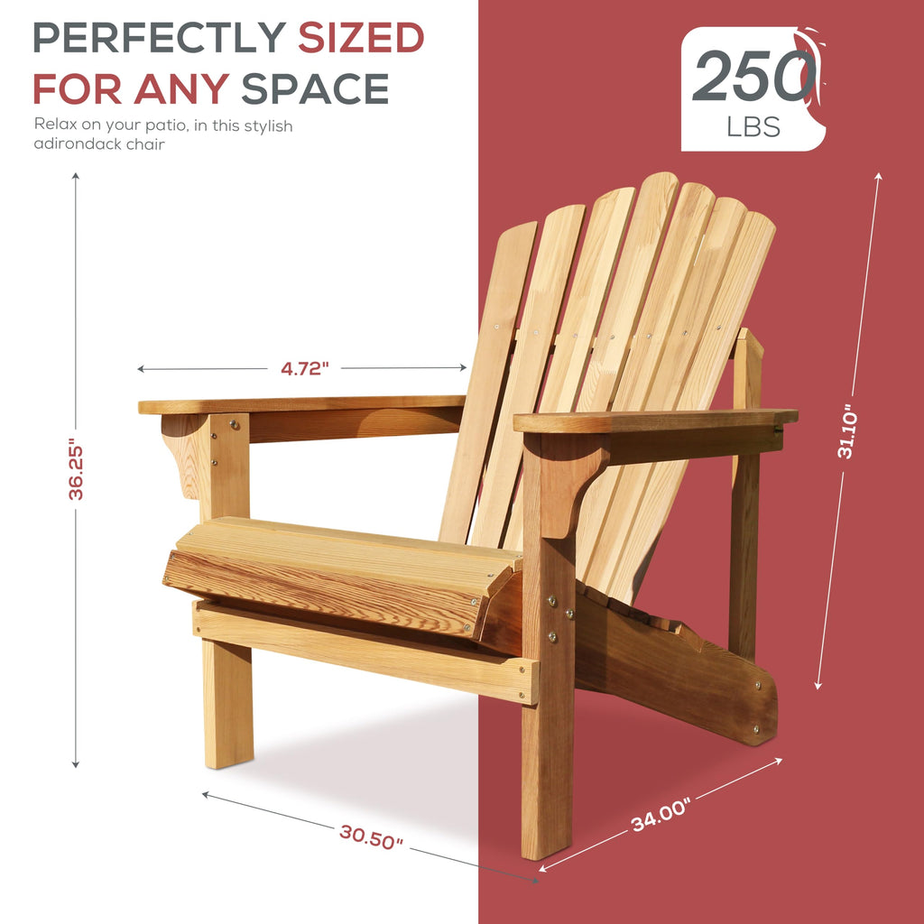 Adirondack Chair Western Red Cedar W25836