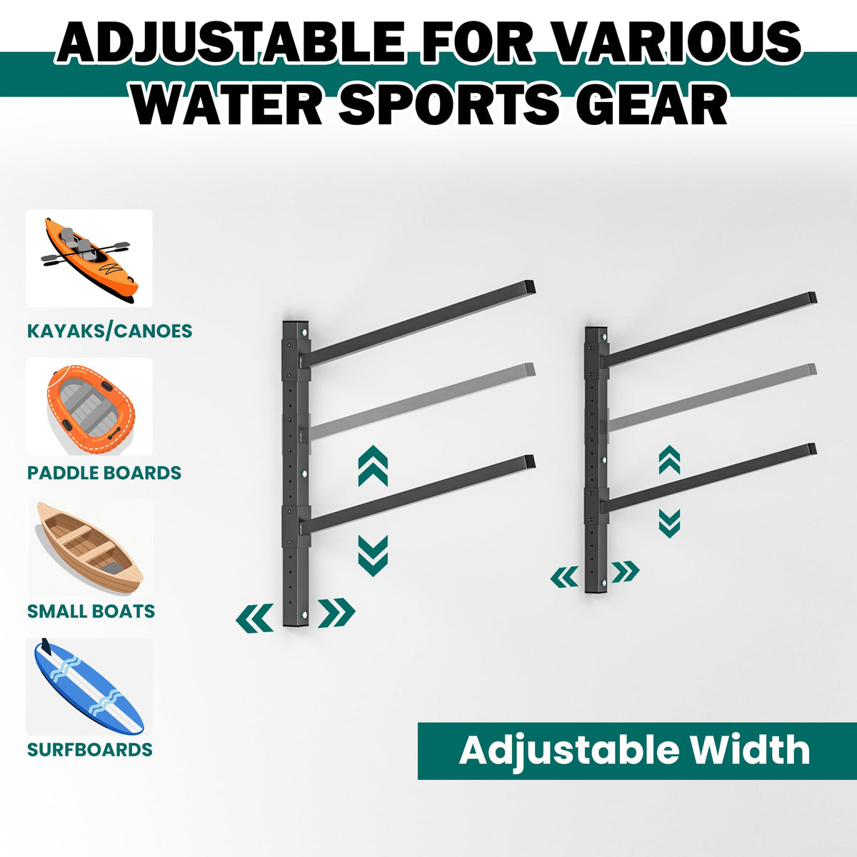 Wall Mounted Kayak Storage Rack I150250