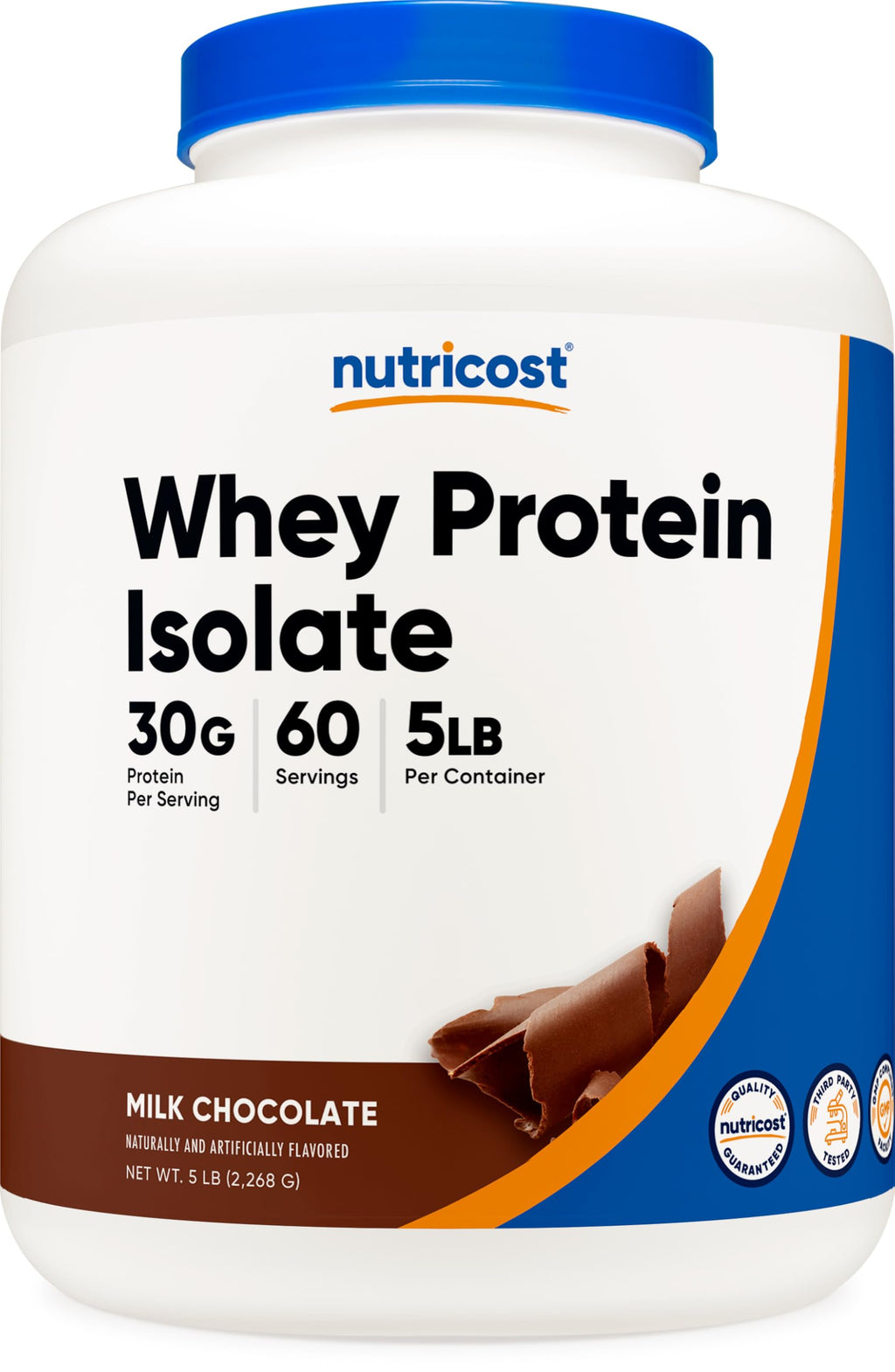 Whey Protein Isolate Powder Milk Chocolate 5LBS R612
