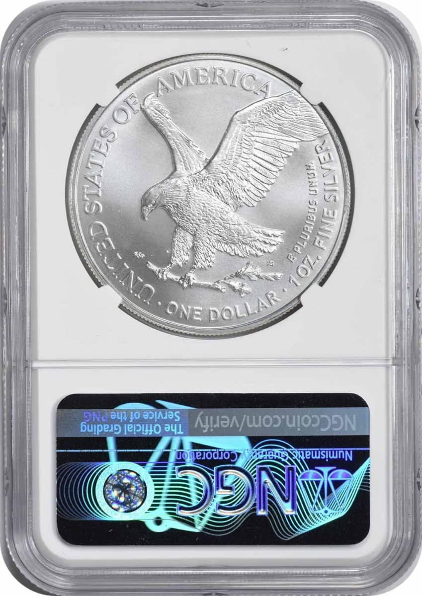 2022 American Silver Eagle Dollar MS70 Y9171