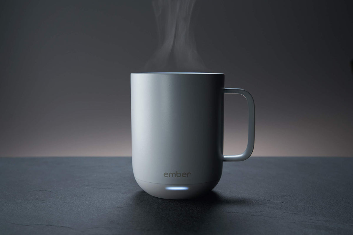 White 10 Ounce Heated Coffee Mug K8202