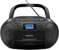 Portable CD Cassette Player Boombox with Bluetooth AM/FM Radio L321
