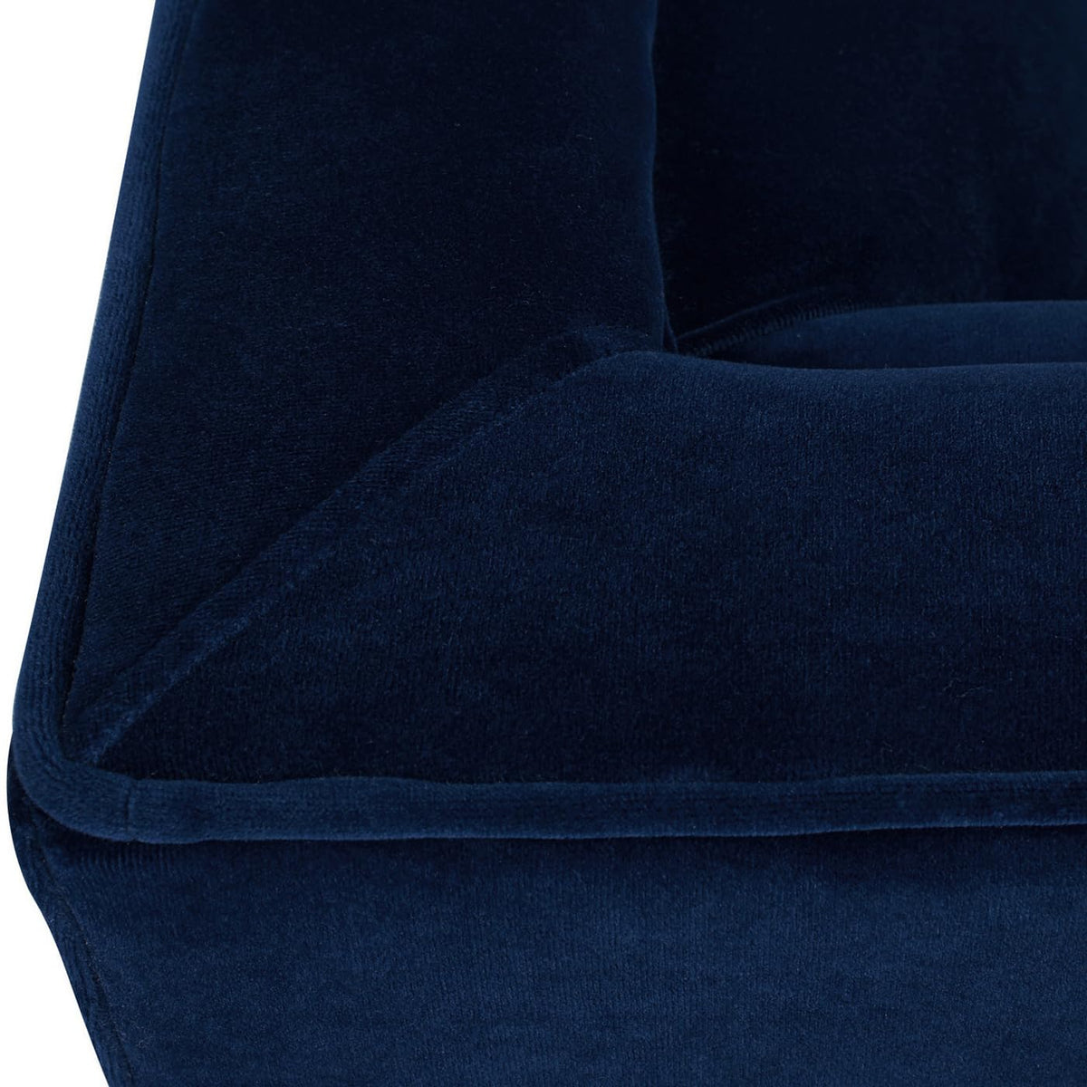 84" Navy Blue Velvet Tufted Sofa S900
