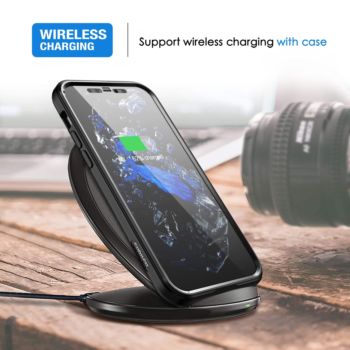 iPhone 12 Mini Case with Screen Protector Black N96049