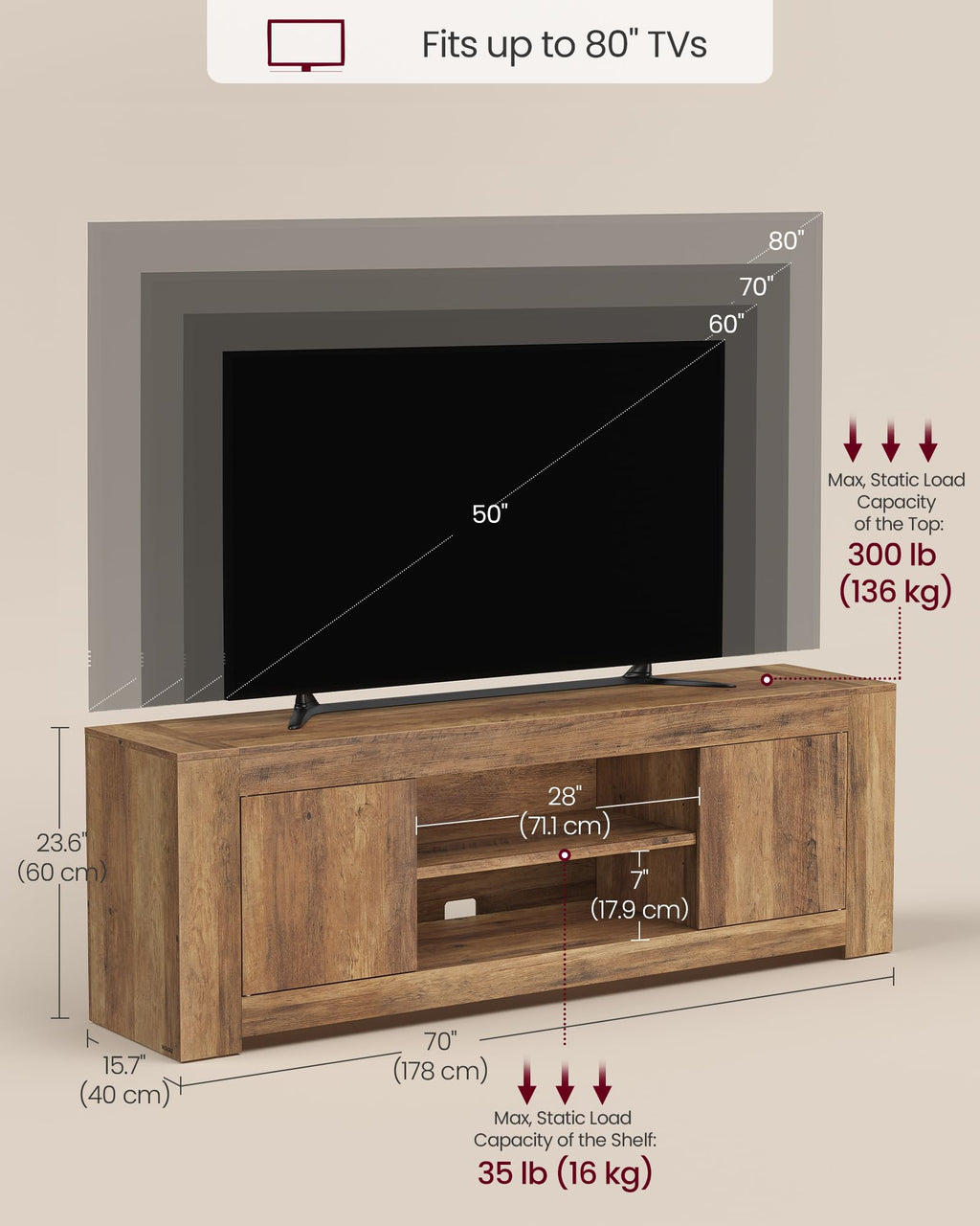 TV Stand with Storage P464147