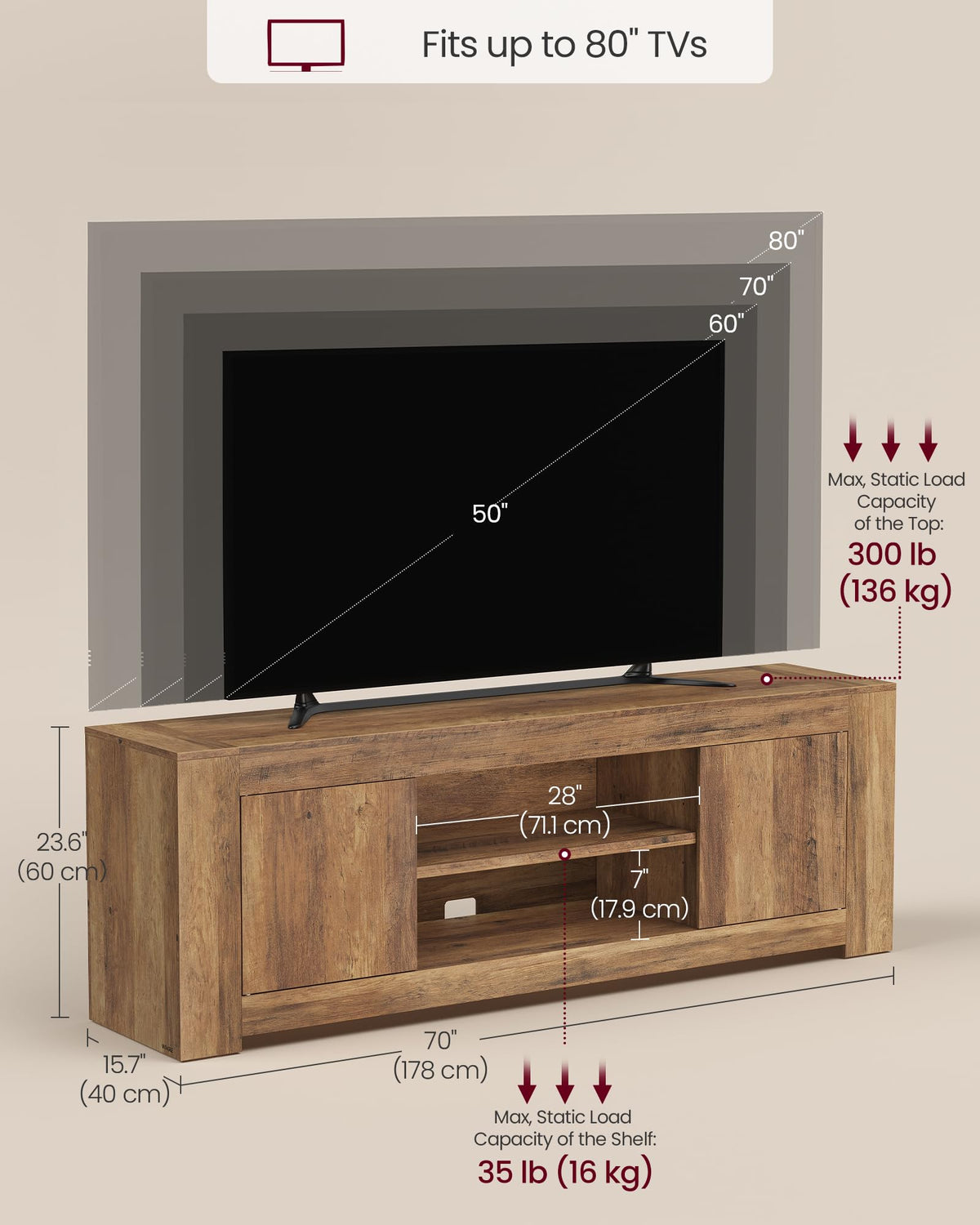 TV Stand with Storage P464147