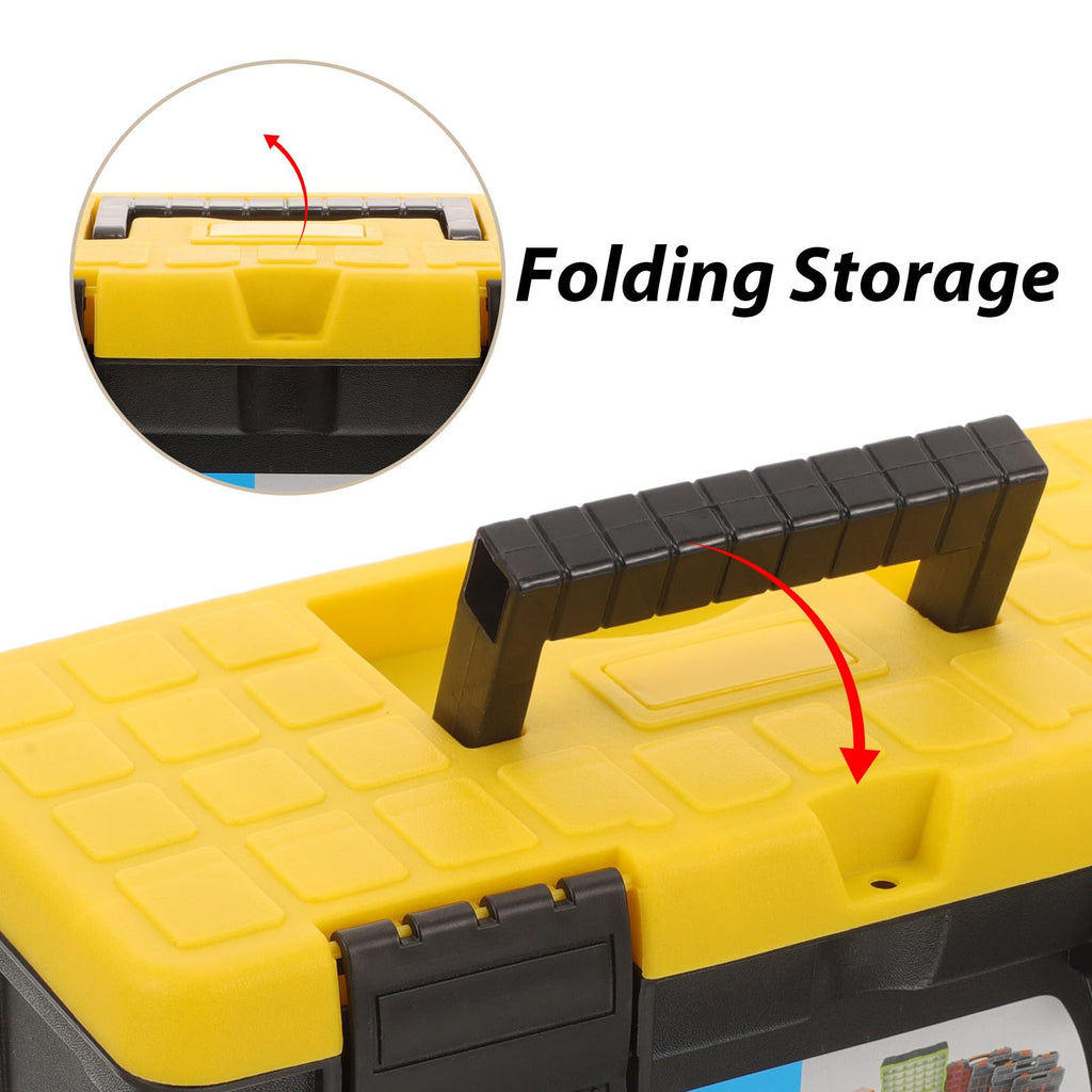 10 Inch Tool Box Organizer Hard Carrying Case D1549