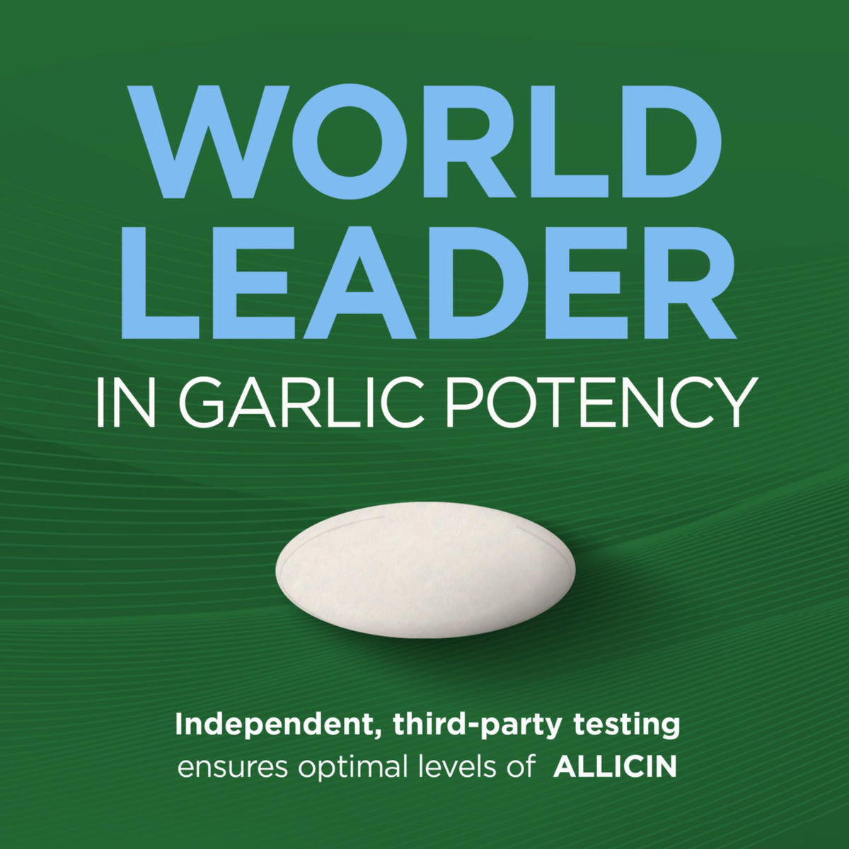 Odorless Vegan Garlic Extract Supplement 60 Caplets U8312