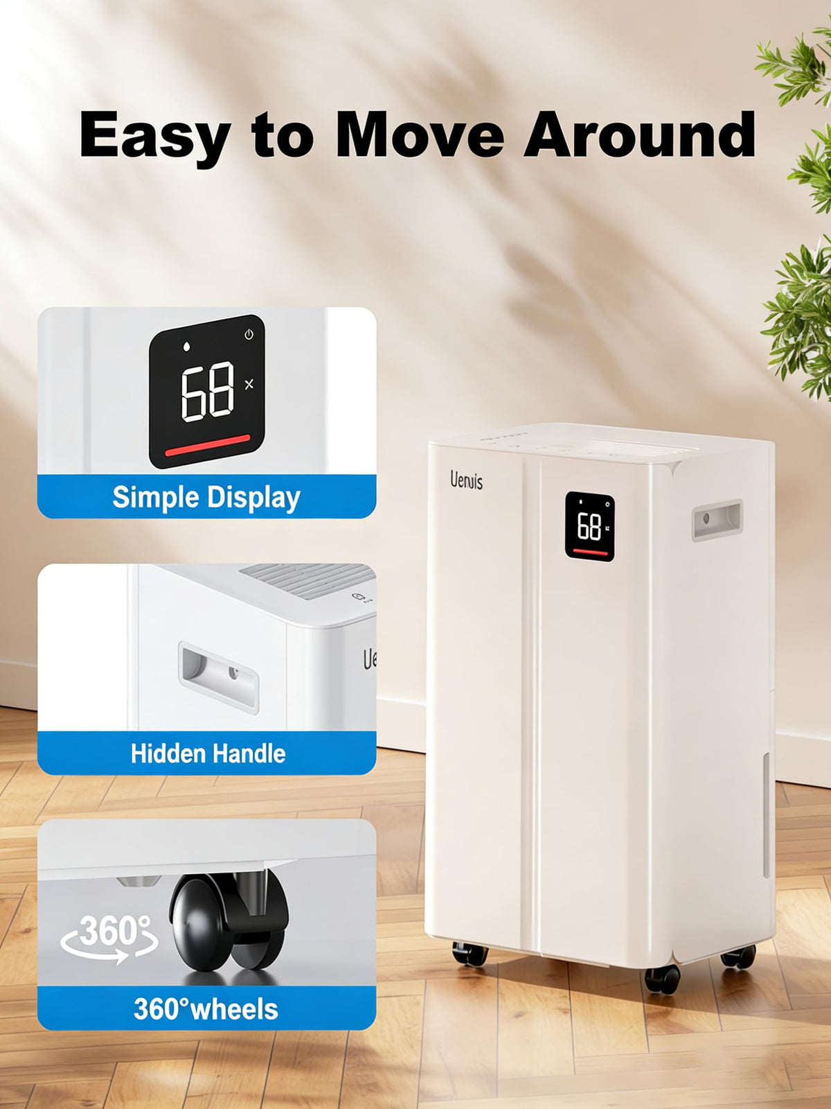50 Pint Dehumidifier with Continuous Drain E698604