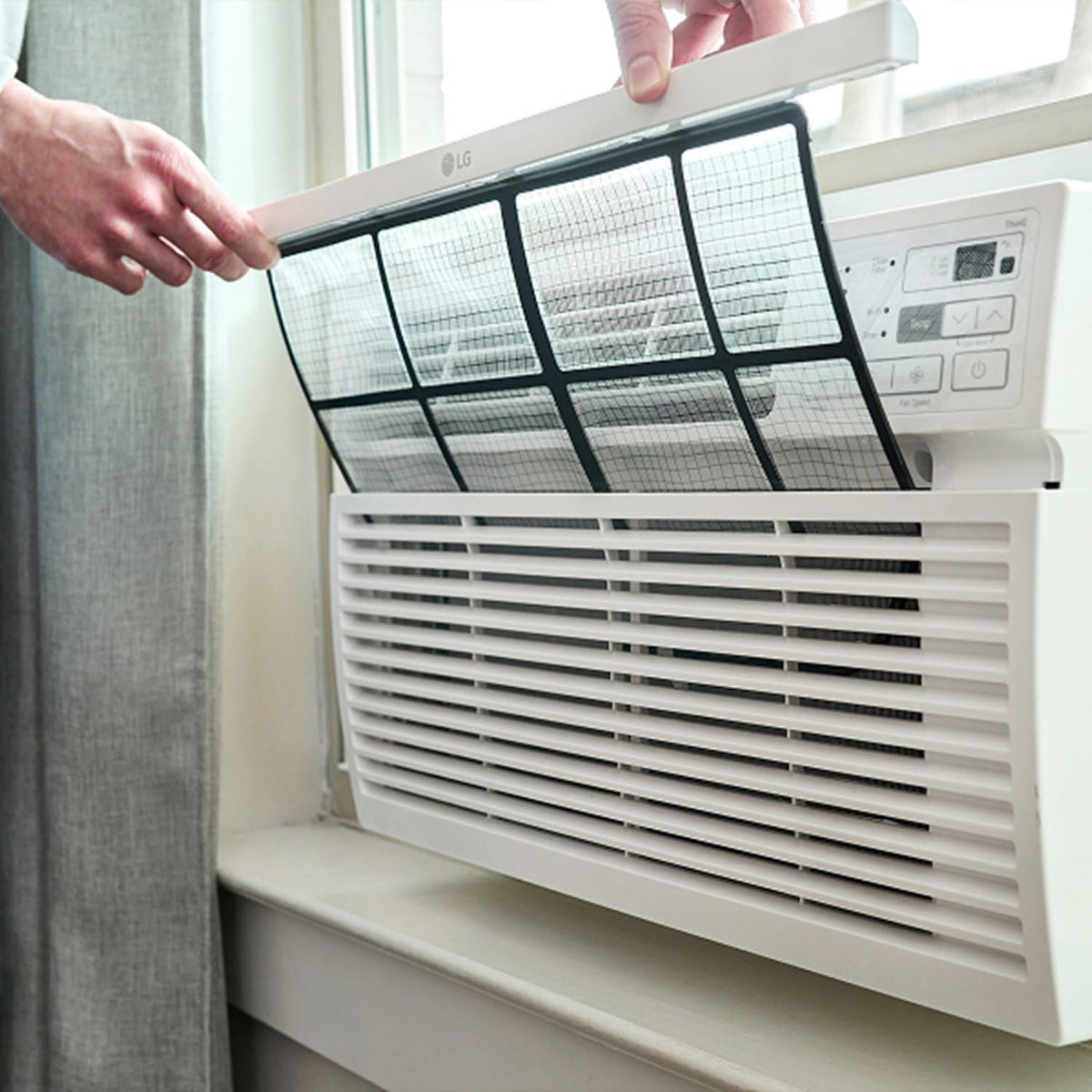 24500 BTU Smart Window Air Conditioner White C3729