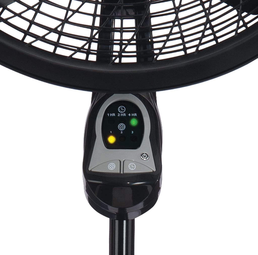 Black Oscillating Pedestal Fan V331