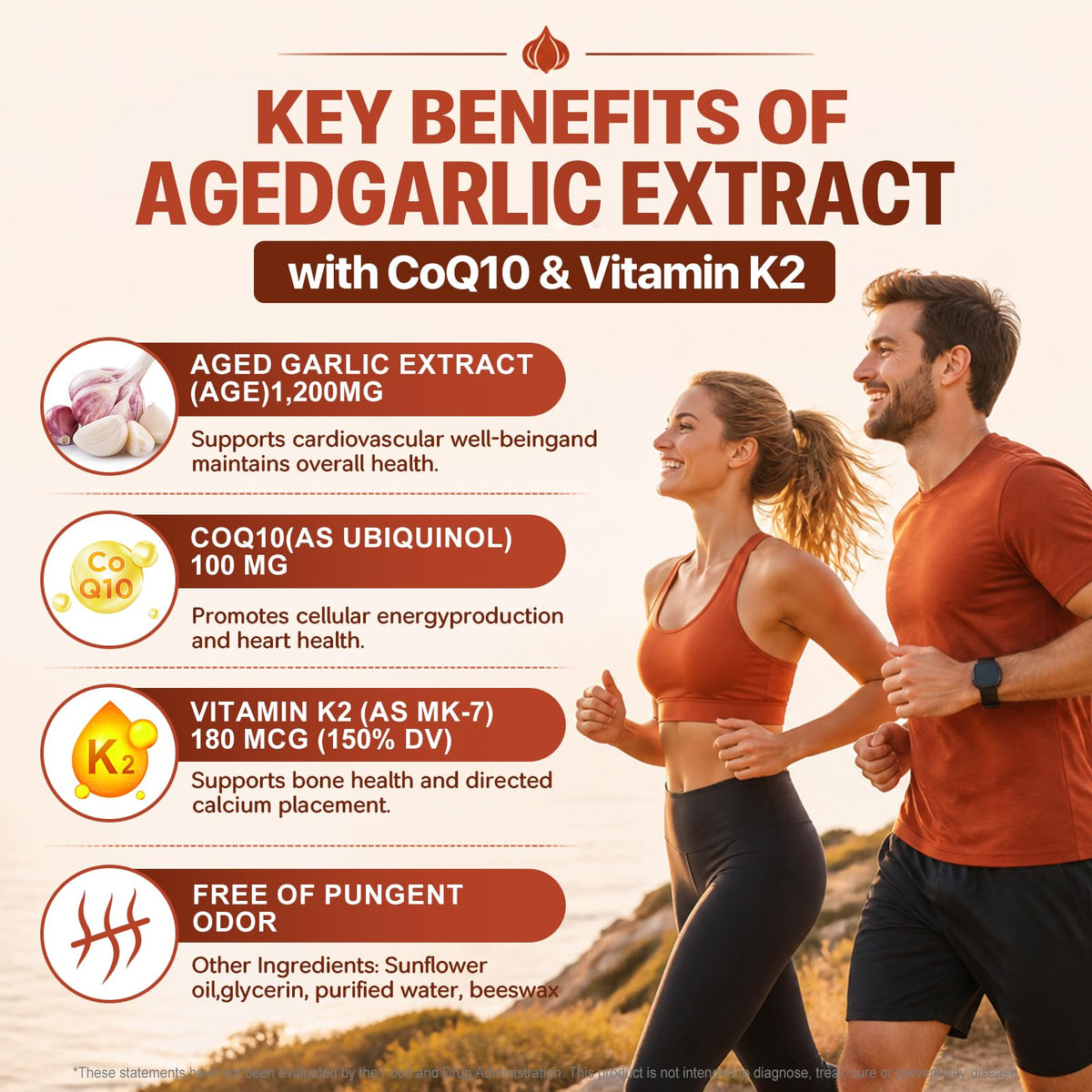 Aged Garlic Extract Softgels 1,200 mg 180 Softgels D3936