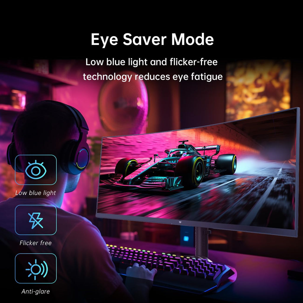 34 Inch Curved Gaming Monitor 180Hz Y296