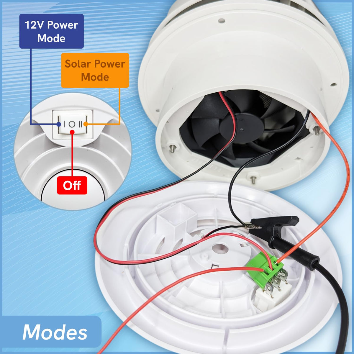 Solar Roof Vent Fan V11376