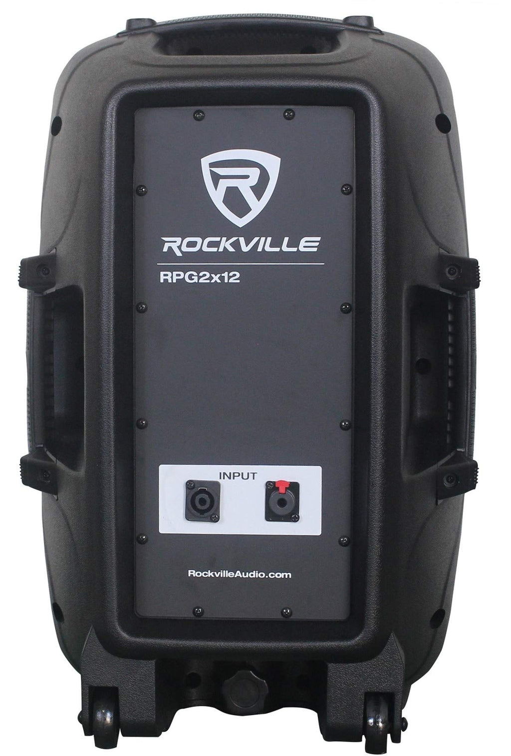 12 Inch Powered PA Speaker System with Mixer and Microphones U5213
