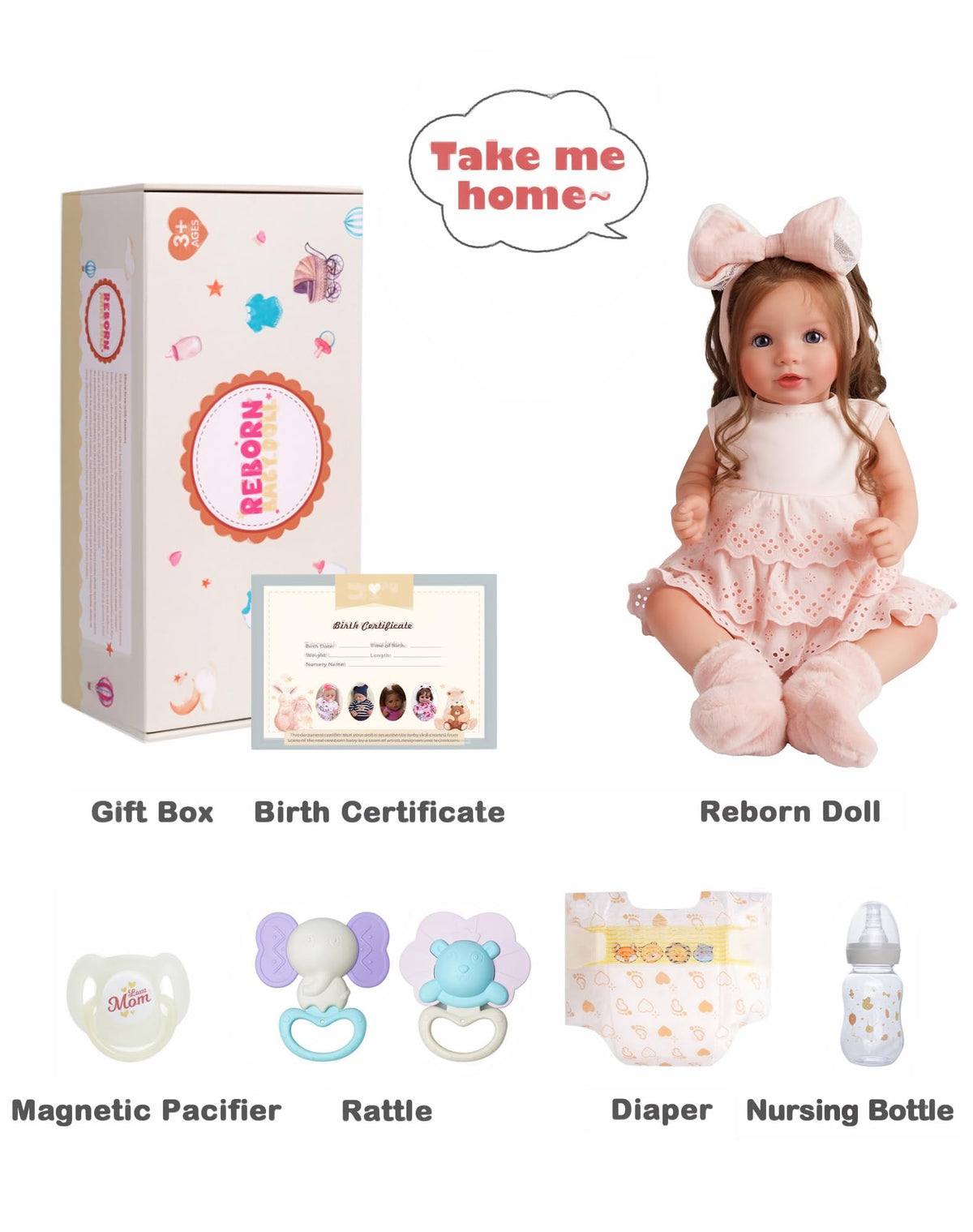 20 Inch Lifelike Reborn Baby Dolls F892558