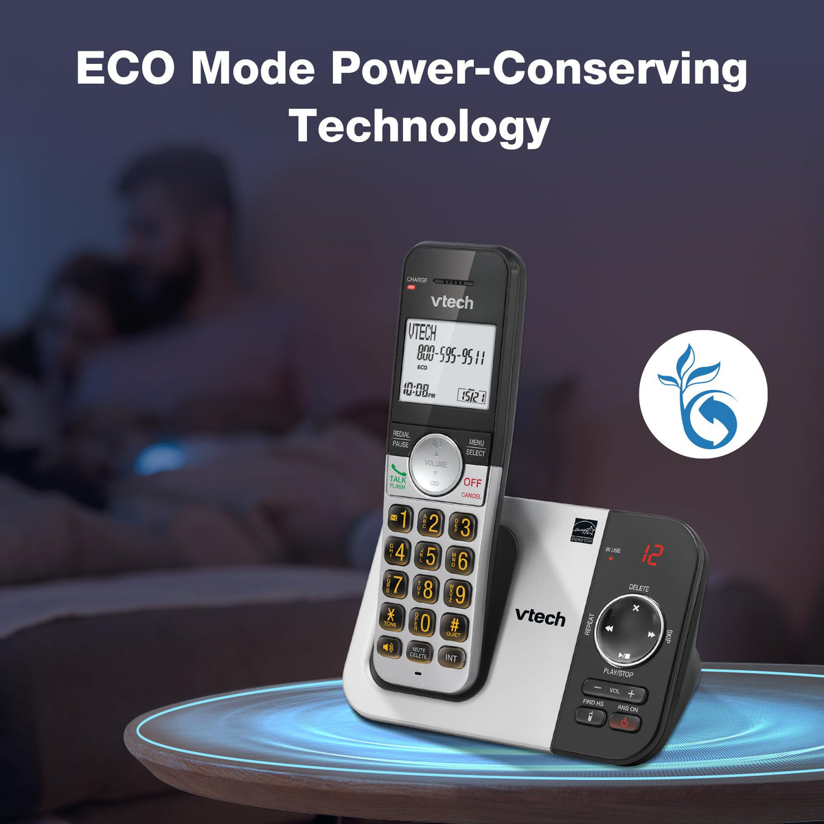Cordless Home Phone with Answering Machine B154658