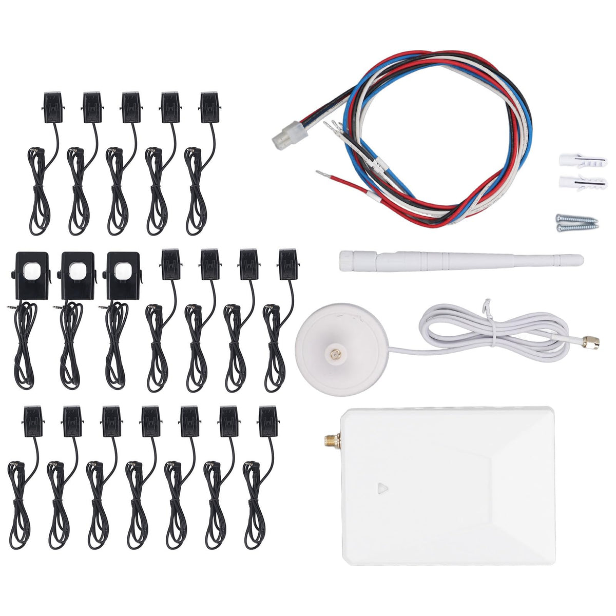 WiFi 3 Phase 4 Wire Bidirectional Energy Meter with Sensors L1420
