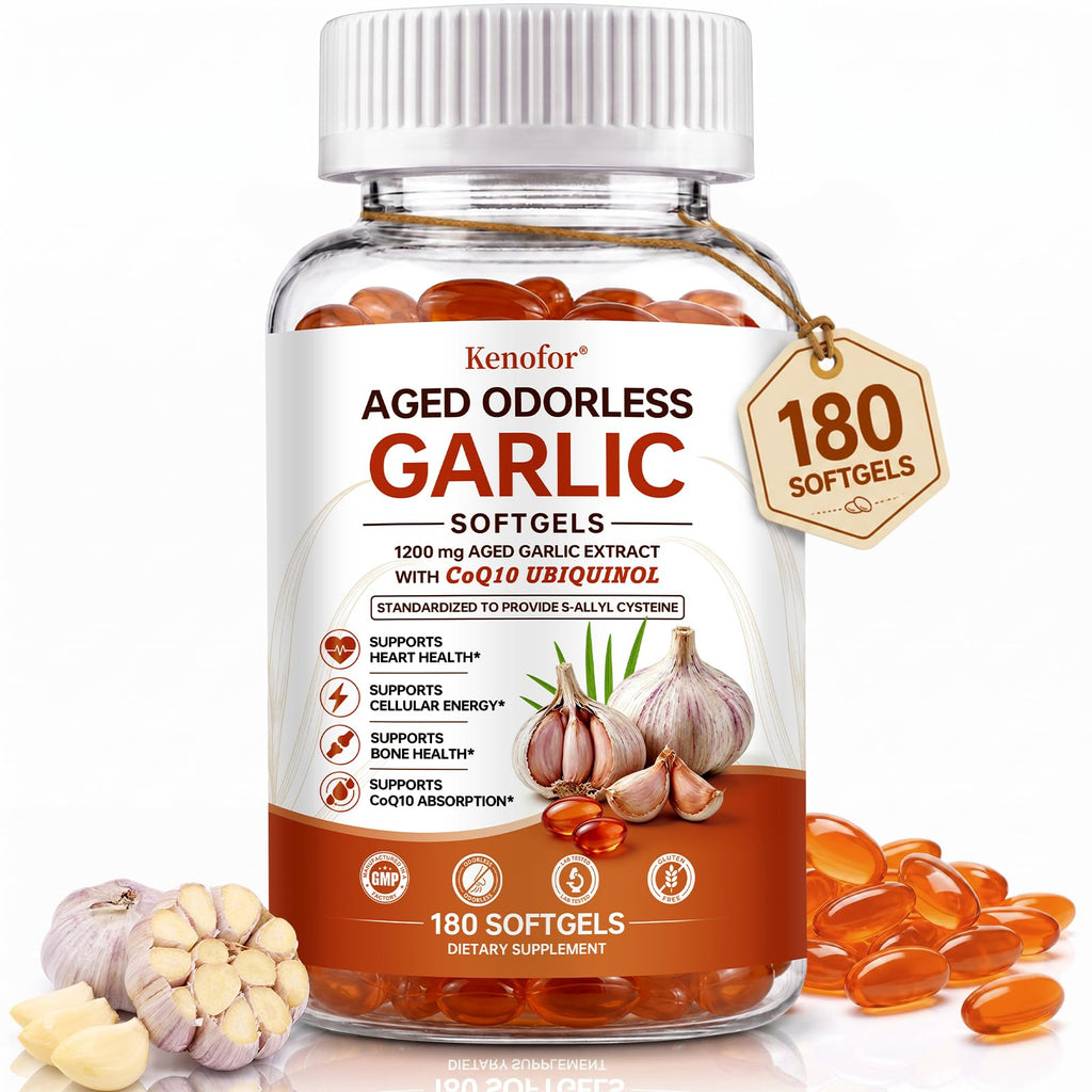 Aged Garlic Extract Softgels 1,200 mg 180 Softgels D3936