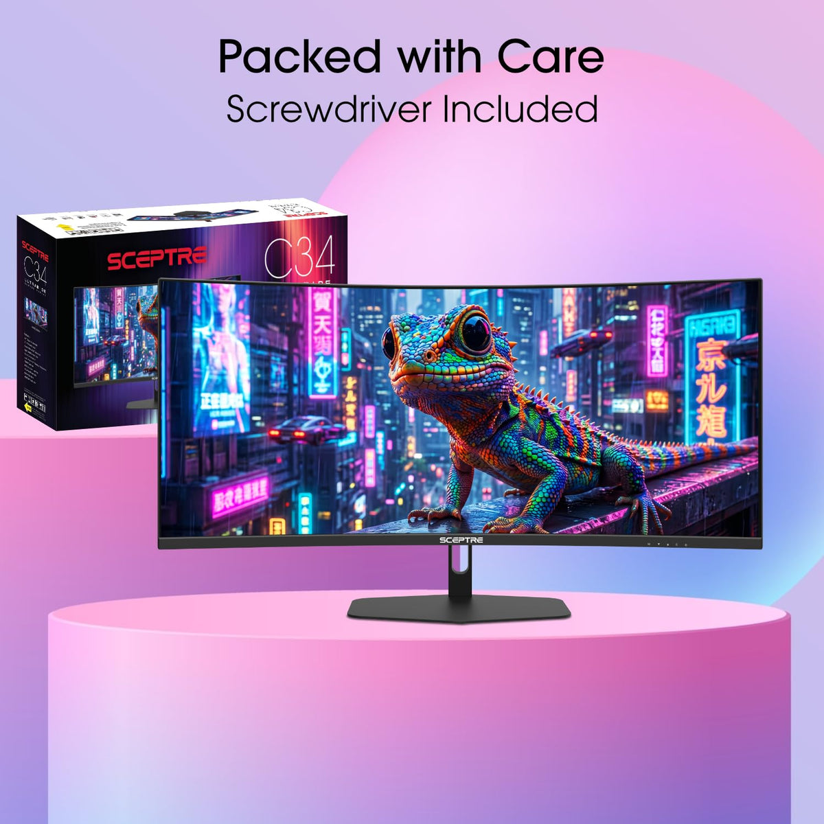 Curved 34-inch Gaming Monitor 3440 x 1440 240Hz P82855