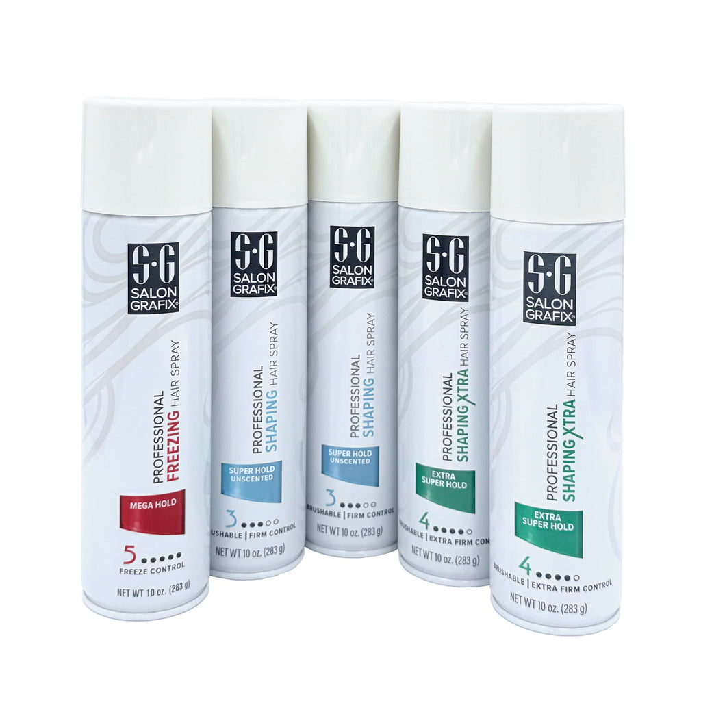 Mega Hold Unscented Quick-Drying Hairspray Pack of 5 F54338