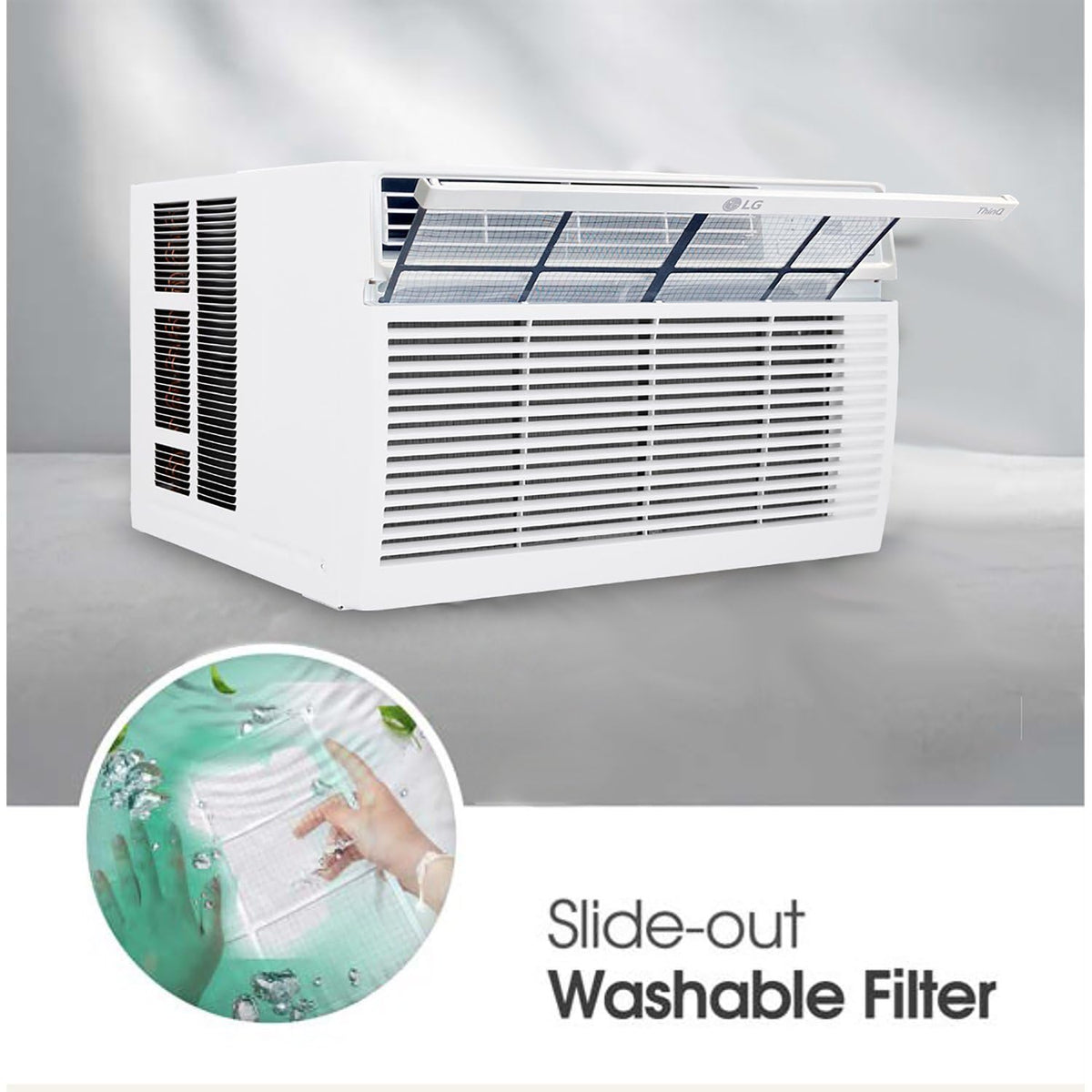 24500 BTU Smart Window Air Conditioner White C3729