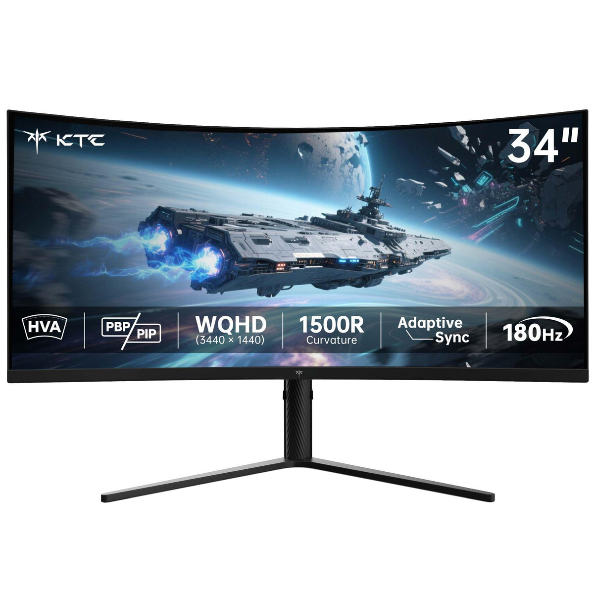 34 Inch Curved Gaming Monitor 180Hz Y296