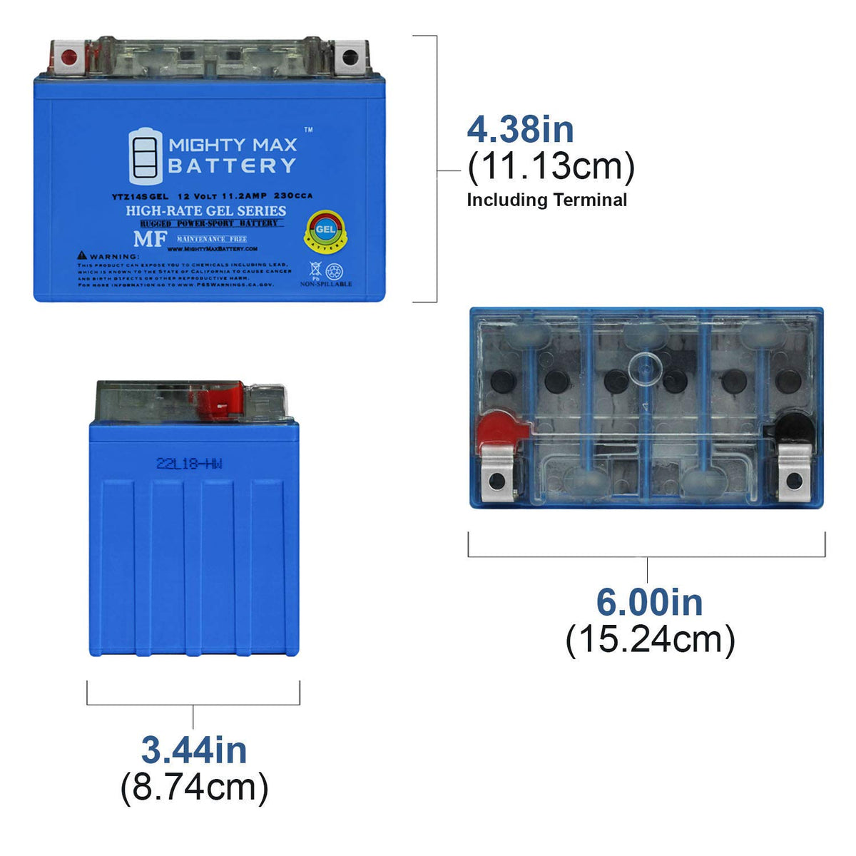 12V 11.2AH Replacement Battery 3 Pack V242255