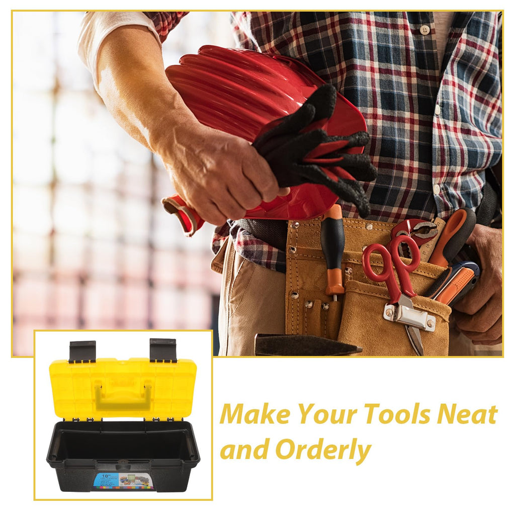 10 Inch Tool Box Organizer Hard Carrying Case D1549