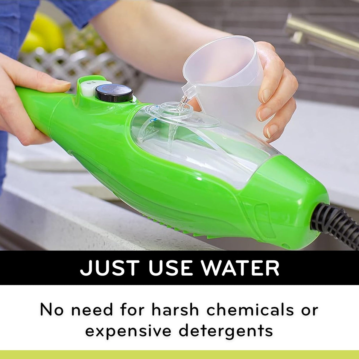 5-in-1 Steam Mop and Handheld Steam Cleaner C358