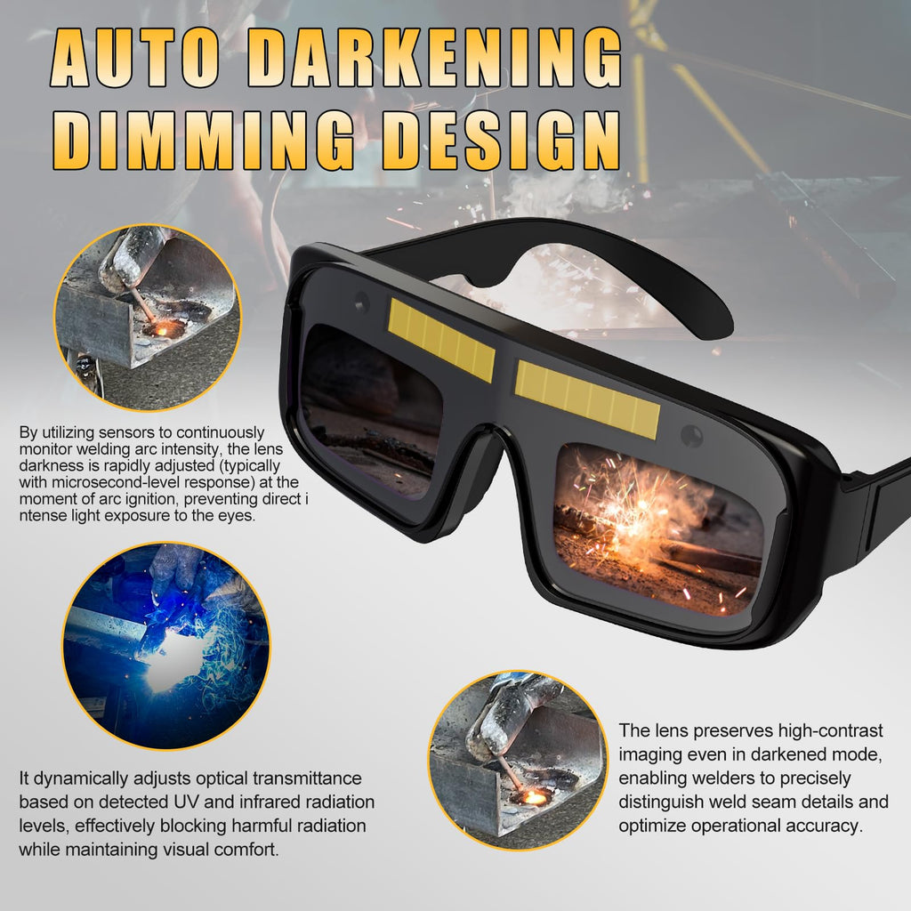 Auto Darkening Welding Safety Glasses C138