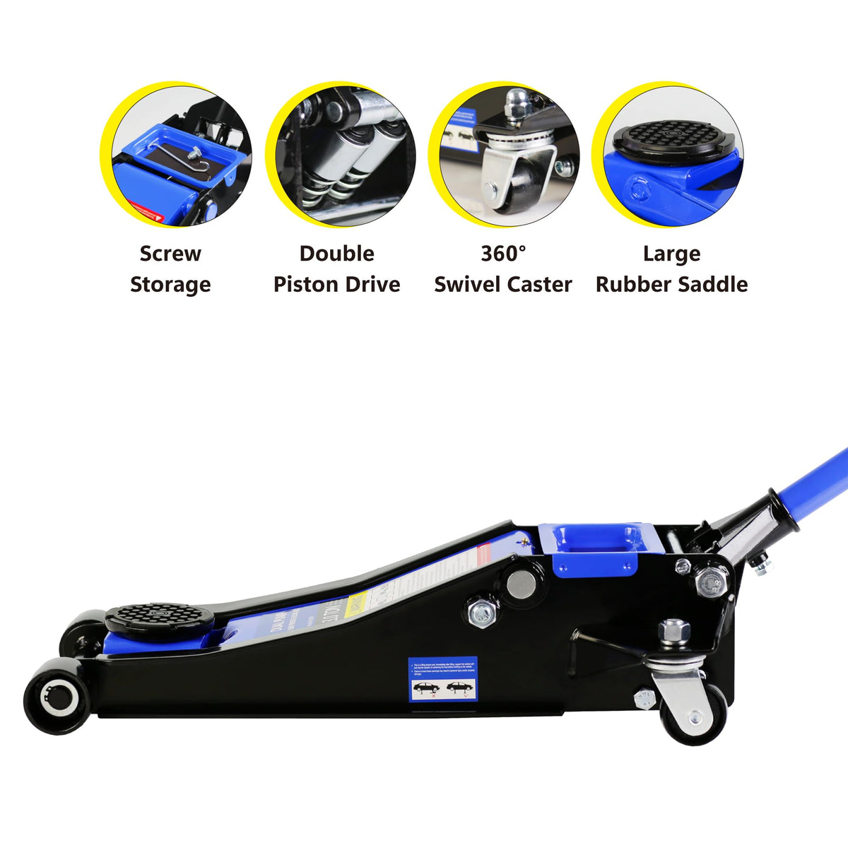 3 Ton Low Profile Hydraulic Floor Jack Q136