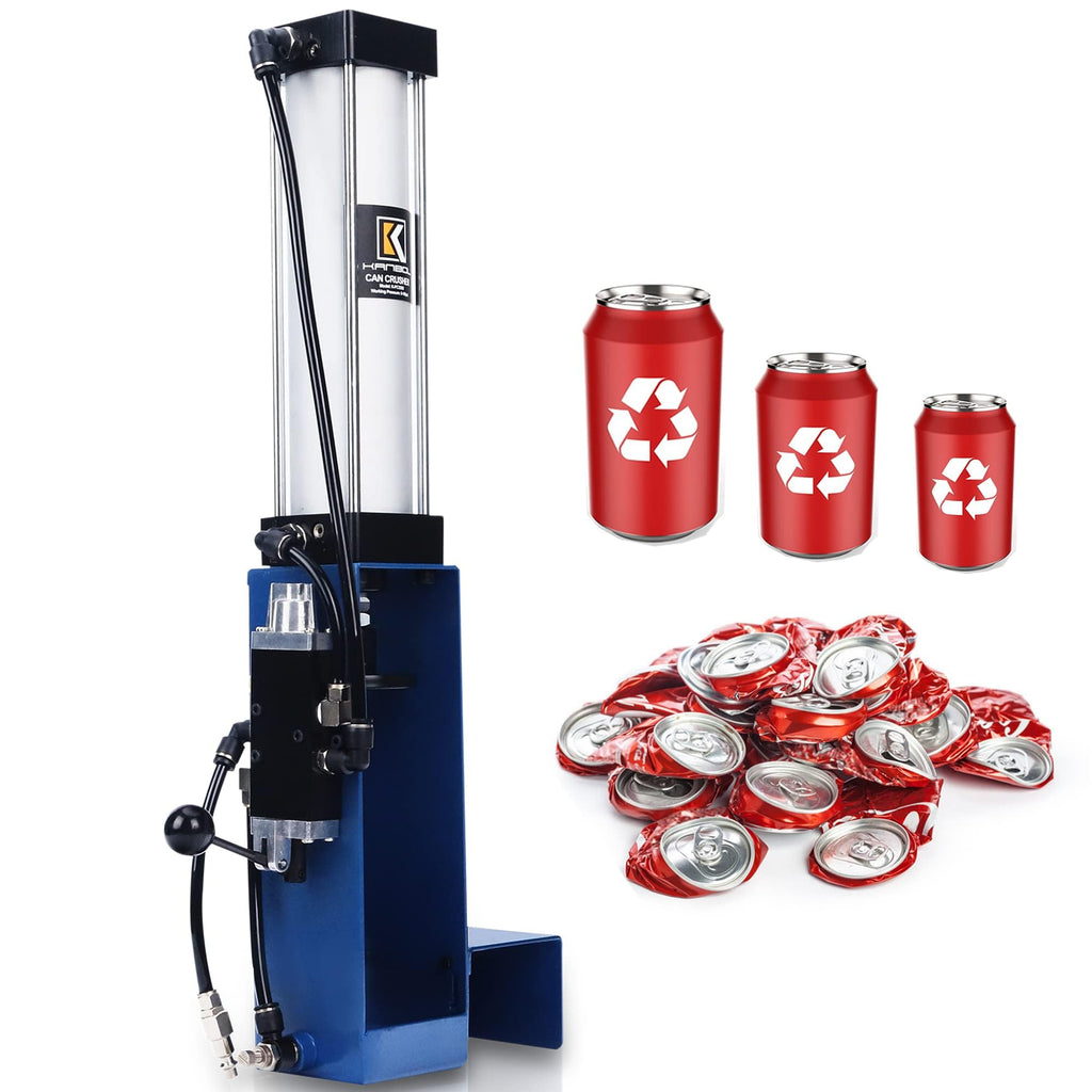 Pneumatic Air Powered Aluminum Can Crusher for 12/16/24oz Cans Z662